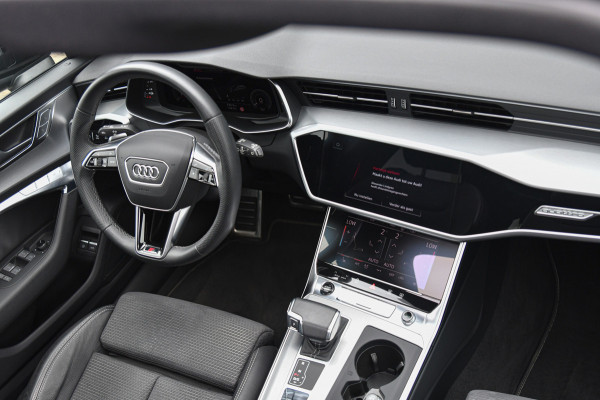 Audi A6 Avant 55 TFSI e quattro Competition S-Line, Pano, B&O, 360 3D, ACC, HUD, Memory, Trekhaak, Matrix!