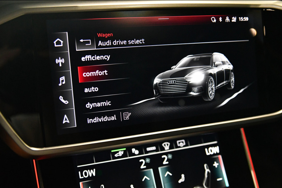Audi A6 Avant 55 TFSI e quattro Competition S-Line, Pano, B&O, 360 3D, ACC, HUD, Memory, Trekhaak, Matrix!