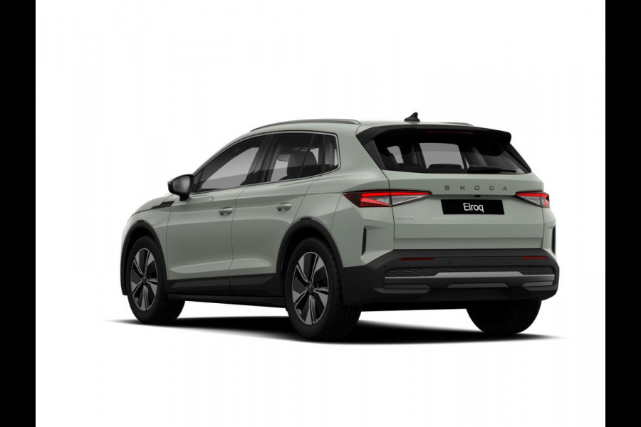 Škoda Elroq 60 Tour Edition | Timiano Green | 19'' Antraciet Regulus Velgen| Android Infotainment + Navigatie | Verwarmbaar Stuurwiel + Voorstoelen | Parkeersens V+A + Achteruitrijcamera | Adaptieve Cruise Control | Blind Spot Assist