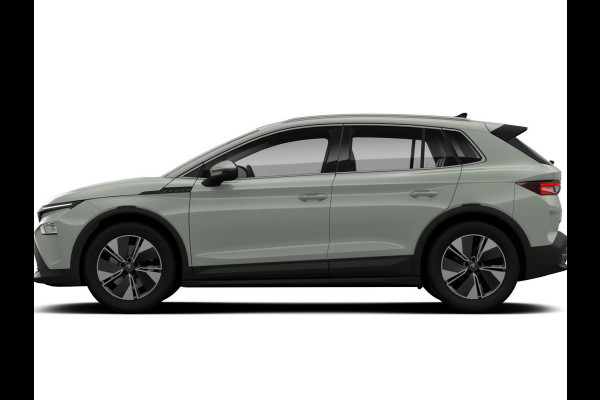 Škoda Elroq 60 Tour Edition | Timiano Green | 19'' Antraciet Regulus Velgen| Android Infotainment + Navigatie | Verwarmbaar Stuurwiel + Voorstoelen | Parkeersens V+A + Achteruitrijcamera | Adaptieve Cruise Control | Blind Spot Assist