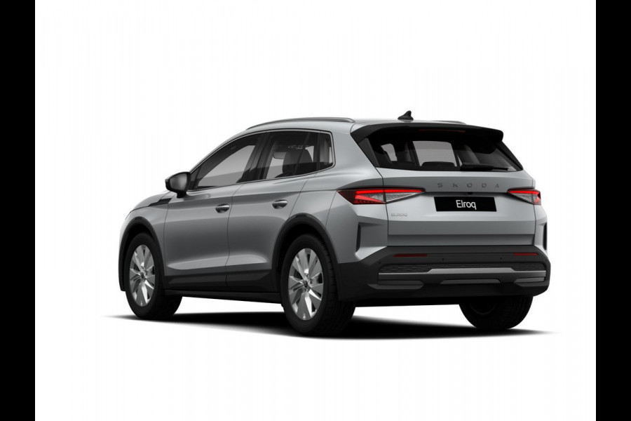 Škoda Elroq 60 Tour Edition | Smokey Diamond Metallic | Android Infotainment + Navigatie | Verwarmbaar Stuurwiel + Voorstoelen | Parkeersens V+A + Achteruitrijcamera | Adaptieve Cruise Control | Blind Spot Assist