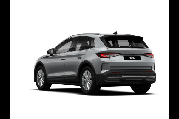 Škoda Elroq 60 Tour Edition | Smokey Diamond Metallic | Android Infotainment + Navigatie | Verwarmbaar Stuurwiel + Voorstoelen | Parkeersens V+A + Achteruitrijcamera | Adaptieve Cruise Control | Blind Spot Assist