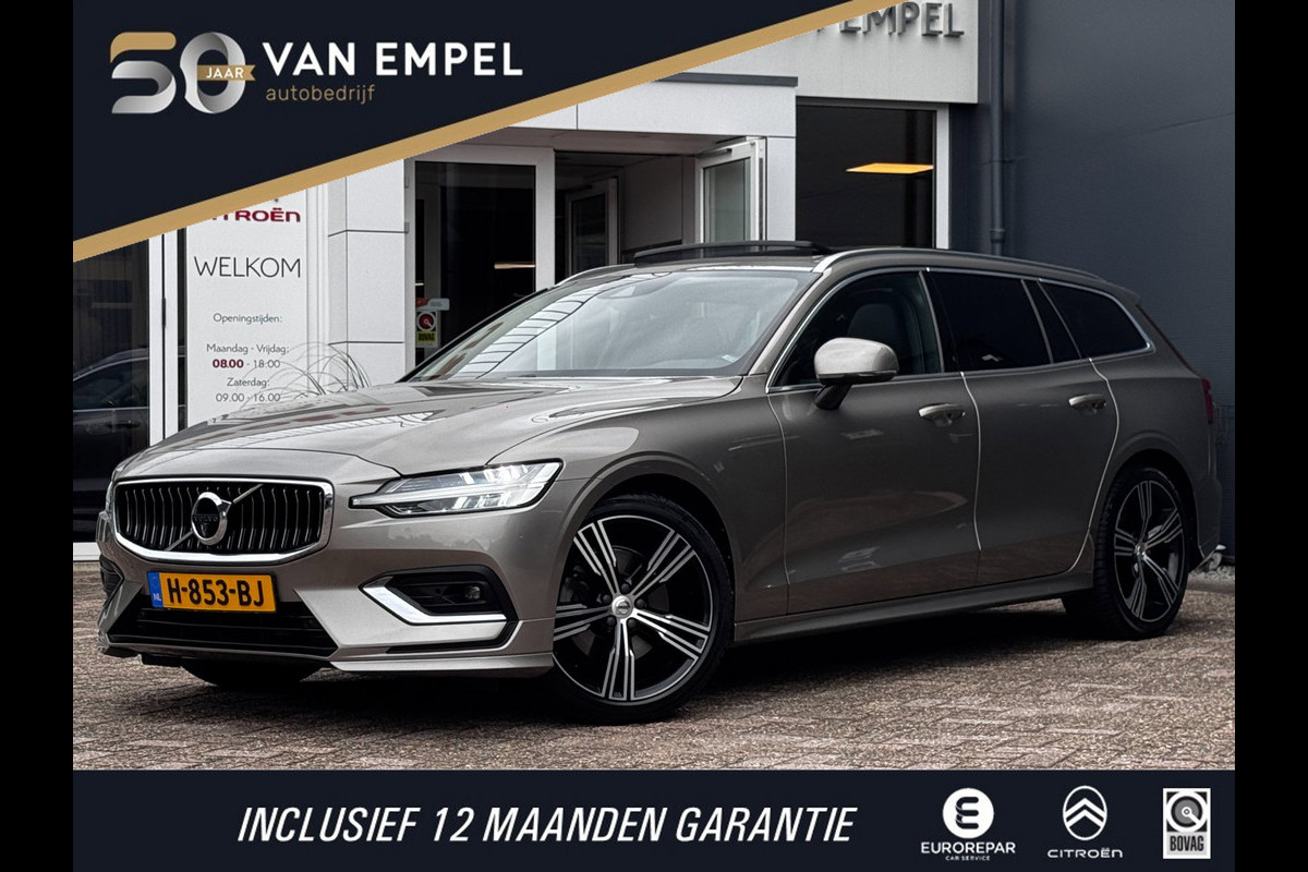 Volvo V60 2.0 T4 Inscription Polestar | Trekhaak | Pano | NL-Auto | Volvo dealer onderhouden | Leder + Memory | 360 Camera