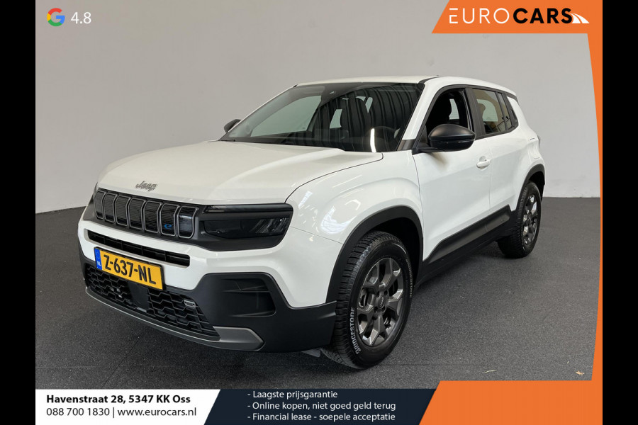 Jeep Avenger Longitude 54 kWh Navigatie Apple Carplay/ Android Auto Parkeersensor achter Cruise Control Stoelverwarming Full LED Virtual Cockpit Climate Control