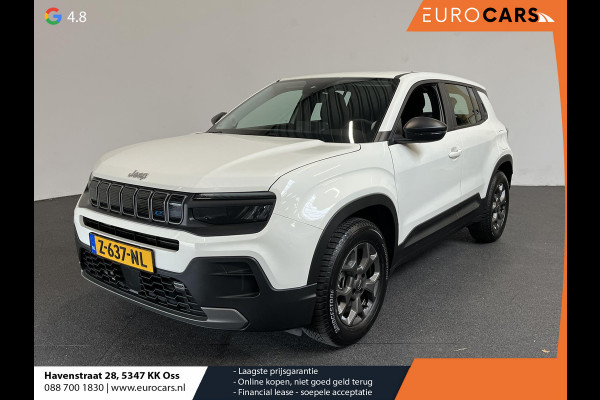 Jeep Avenger Longitude 54 kWh Navigatie Apple Carplay/ Android Auto Parkeersensor achter Cruise Control Stoelverwarming Full LED Virtual Cockpit Climate Control