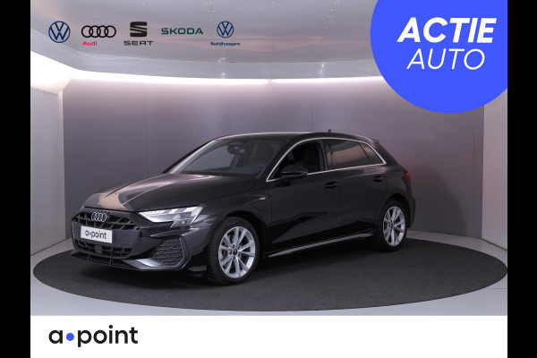 Audi A3 Sportback 40 TFSI e S edition 204 pk S-tronic | Verlengde garantie | Parkeersensoren (Park assist) | Achteruitrijcamera | Adaptieve cruise control | Autom. airco (3 zones) | S-Line |