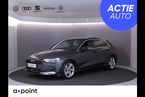 Audi A3 Sportback 40 TFSI e Advanced edition 204 pk S-tronic | Verlengde garantie | Navigatie | Parkeersensoren (Park assist) | Achteruitrijcamera | Adaptieve cruise control | Lederen bekleding | Stoelverwarming |