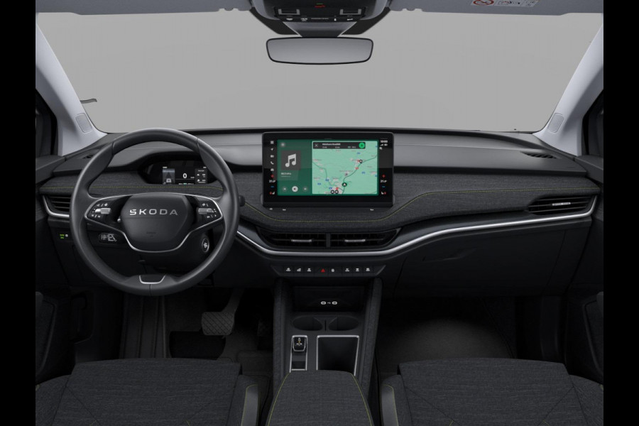 Škoda Elroq 85 Tour 286pk | 286pk | 576km range | Graphite Grey Metallic | 19'' Antraciet Regulus Velgen | Android Infotainment + Navigatie | Verwarmbaar Stuurwiel + Voorstoelen | Parkeersens V+A + Achteruitrijcamera | Adaptieve Cruise Control | Blind Spot Assist