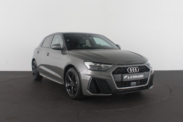 Audi A1 Sportback 30 TFSI S line > 116pk/Chronos Gray en zwart dak/17inch/stoelverwarming