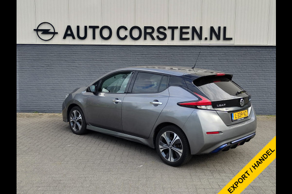 Nissan Leaf e+ N-Connecta 62kWh Adap.Cruise Warmtepomp Leder+Verwarmd 360°Camera Ecc Stuurverwarming Navi Apple Carplay/Android Auto Lmv Privacy Glas Isofix DAB Bluetooth Led Dodehoekdetectie 1e Eigenaar Origineel Nederlandse Auto