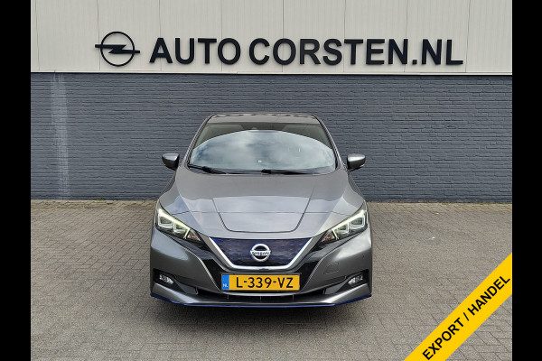 Nissan Leaf e+ N-Connecta 62kWh Adap.Cruise Warmtepomp Leder+Verwarmd 360°Camera Ecc Stuurverwarming Navi Apple Carplay/Android Auto Lmv Privacy Glas Isofix DAB Bluetooth Led Dodehoekdetectie 1e Eigenaar Origineel Nederlandse Auto