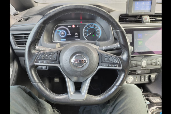 Nissan Leaf e+ N-Connecta 62kWh Adap.Cruise Warmtepomp Leder+Verwarmd 360°Camera Ecc Stuurverwarming Navi Apple Carplay/Android Auto Lmv Privacy Glas Isofix DAB Bluetooth Led Dodehoekdetectie 1e Eigenaar Origineel Nederlandse Auto