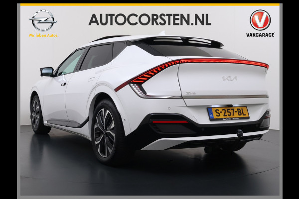 Kia Ev6 GT-Line 77.4kWh Warmtepomp Trekhaak Panoramadak Head-Up Display Meridian®-Audio Stoelkoeling+Verwarming Elek.Stoelen+Memory 360° Apple Carplay Android Auto Privacy Glas Lmv Led DAB Isofix Draadloze lader Dealeronderhouden Origineel Nederlandse Auto 1e Eigenaar