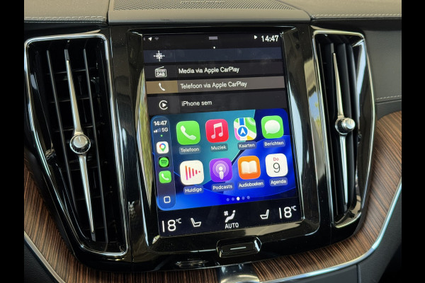 Volvo XC60 2.0 B5 Inscription | Leder, Carplay/Android, Memory, 360 Camera, Scandinavian Line, ACC, Stoel+Stuurverw., | 1e Eig. |