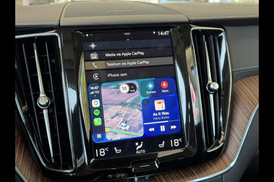 Volvo XC60 2.0 B5 Inscription | Leder, Carplay/Android, Memory, 360 Camera, Scandinavian Line, ACC, Stoel+Stuurverw., | 1e Eig. |