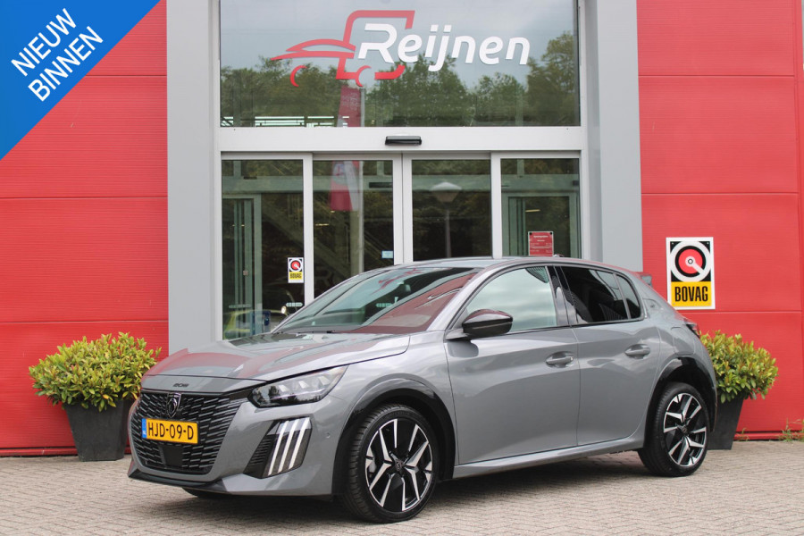 Peugeot 208 1.2 Hybrid 145PK AUTOMAAT GT | NAVIGATIE | DRAADLOZE APPLE CARPLAY/ANDROID AUTO | CAMERA VOOR + ACHTER | FULL LED KOPLAMPEN | LICHTMETALEN VELGEN 17" | DODEHOEK DETECTIE | DRAADLOZE TELEFOONLADER | KEYLESS ENTRY/START | DAB+ RADIO | ADAPTIVE CRUISE CONTROL | CLIMATE CONTROL |