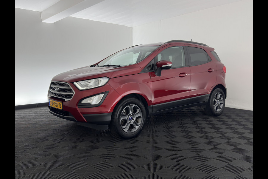 Ford EcoSport 1.0 EcoBoost Trend Ultimate (INCL-BTW) *NAVI-FULLMAP | CAMERA | CRUISE | COMFORTSEATS | FORD-SYNC3-AUDIO | PRIVACY-GLASS | PDC | 16''ALU | TOWBAR *