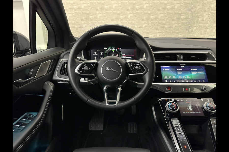 Jaguar I-PACE EV400 HSE 90 kWh | 97,5% SOH | Stoelventilatie | 360 Camera | ACC | Panorama | Meridian-Sound | Stoelverwarming V+A | Memory | Leder | Stuurverwarming | Full-LED | Sfeerverlichting | Keyless-Entry | Carplay | Origineel NL |