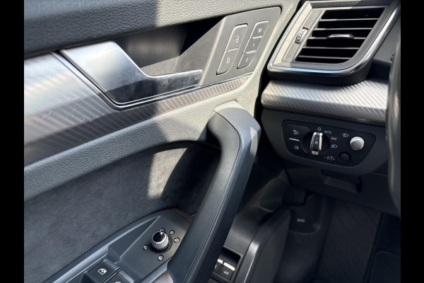 Audi Q5 55 TFSI e quattro S line | Panoramadak | Trekhaak wegklapbaar | Matrix LED | 360 graden camera | Geheugenstoel | Luchtvering | Head up Display | Stoelverwarming | Virtual cockpit | Adaptive cruise control | Massagestoel