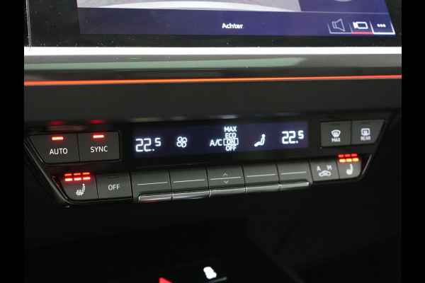 Audi Q4 e-tron 50 Quattro Edition One 2x S Line 77 kWh 300pk Dealer O.H. | Panodak | Head Up | Adaptive Cruise | Matrix LED | Camera | Lederen Sportstoelen Memory & Verwarmd | Keyless | Apple Carplay | Blis | DAB | 21"L.M |