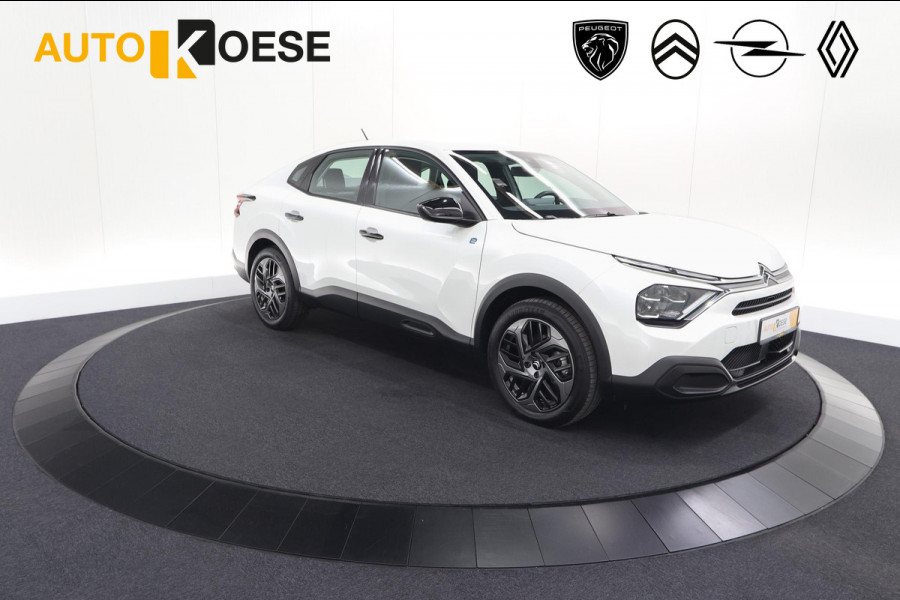 Citroën Ë-C4 X You 50 kWh | SOH 97,1% | 3 FASE Laadfunctie | Camera | Apple Carplay