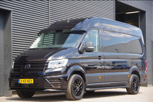 Volkswagen Crafter 35 2.0 TDI L3H3(L2H2) BLACK EDITION! AUT. LED, TREKHAAK, BETIMMERING, STOELVERWARMING, GEVEERDE ERGO COMFORT STOEL, CAMERA, NAVI