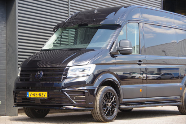 Volkswagen Crafter 35 2.0 TDI L3H3(L2H2) BLACK EDITION! AUT. LED, TREKHAAK, BETIMMERING, STOELVERWARMING, GEVEERDE ERGO COMFORT STOEL, CAMERA, NAVI