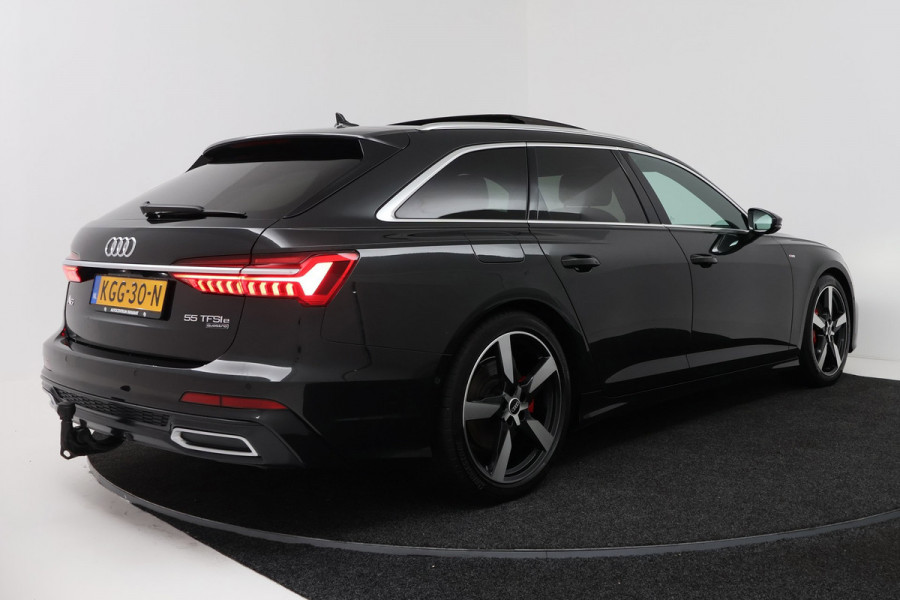 Audi A6 Avant 55 TFSI e quattro Competition (PANO, TREKHAAK WEGKLAPBAAR, HEAD-UP, 360 CAMERA, STOELKOELING, DEALER ONDERHOUDEN)