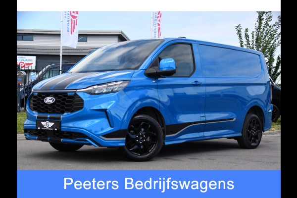 Ford Transit Custom 300 2.0 TDCI L1H1 Sport Camera, Cruise, Carplay, Virtual, 170pk, Stoelverwarming, Automaat, LED, Multimedia, Sensoren, Uniek!
