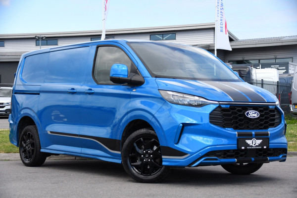 Ford Transit Custom 300 2.0 TDCI L1H1 Sport Camera, Cruise, Carplay, Virtual, 170pk, Stoelverwarming, Automaat, LED, Multimedia, Sensoren, Uniek!