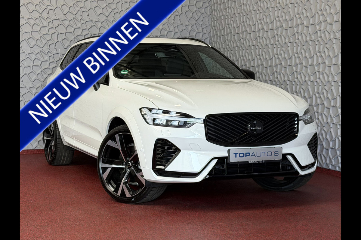 Volvo XC60 456PK 2.0 T8 456PK AWD ULTRA ! BLACK EDITION STOEL/STUUR.VER. 22''LMV PANO HEADUP HARMAN KARDON