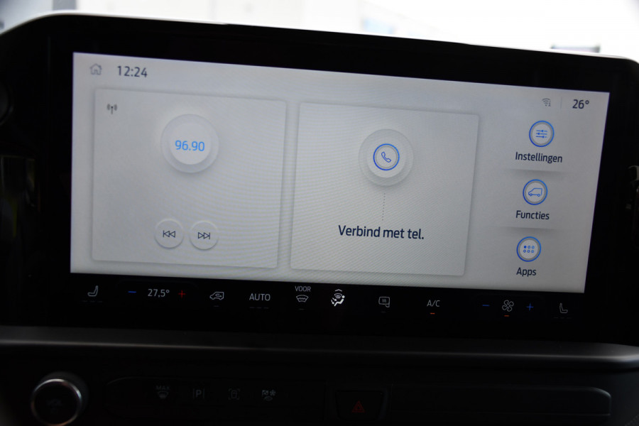 Ford Transit Custom 300 2.0 TDCI L2H1 Limited Camera, Cruise, Carplay, Virtual, 136pk, Stoelverwarming, Automaat, LED, Multimedia, Sensoren, Uniek!