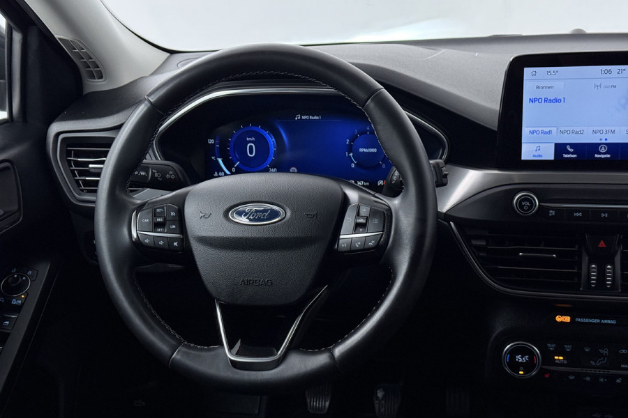 Ford FOCUS Wagon 1.0 EcoBoost Hybrid Titanium X Business (STUUR-/STOELVERWARMING, TREKHAAK, CAMERA, NAVI, DIGITALE COCKPIT)