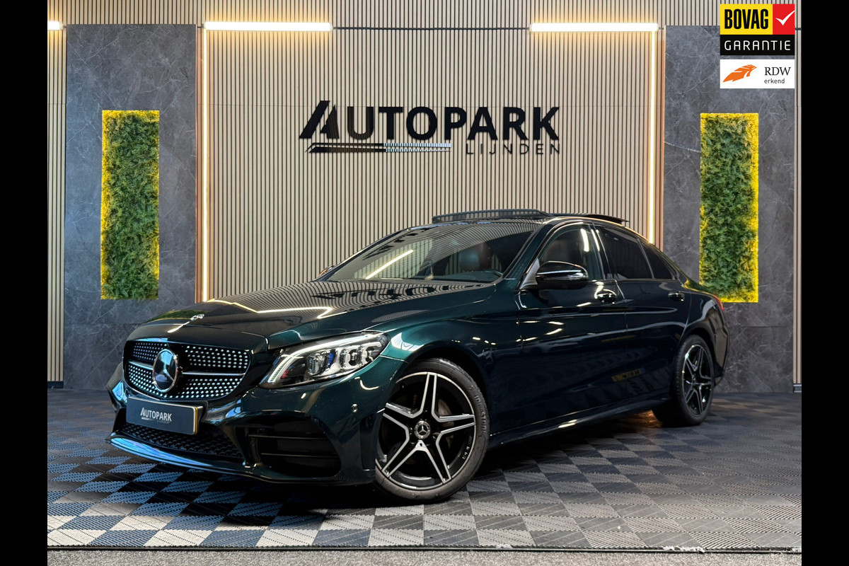 Mercedes-Benz C-Klasse 180 Premium Plus Pack PANO|BURMESTER|HuD|360 CAM|MEMORY|SFEERVERLICHTING|AUTO PILOT|DEALER ONDERHOUDEN|VOL!