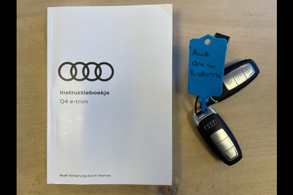 Audi Q4 e-tron 40 Advanced Edition 77 kWh|90% SOH|ELEK.TREKHAAK|ACC|CARPLAY|CAMERA|STOELVERW.|NAVI|NAP|NL-AUTO|INCL. BTW|1e EIG|