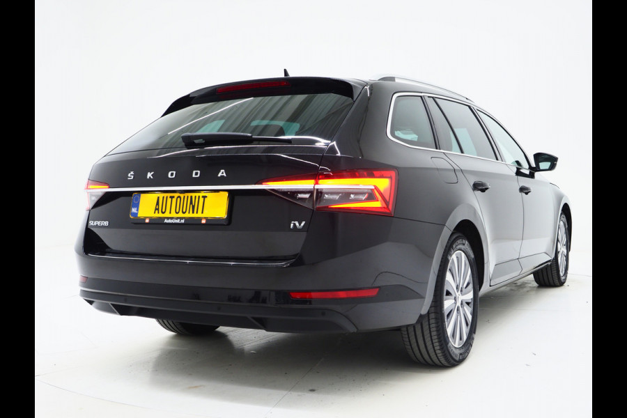 Škoda Superb Combi 1.4 TSI iV Style | Leder | Trekhaak | 360 | Massage | Stoelkoeling | Keyless | Virtual | Sfeerlicht