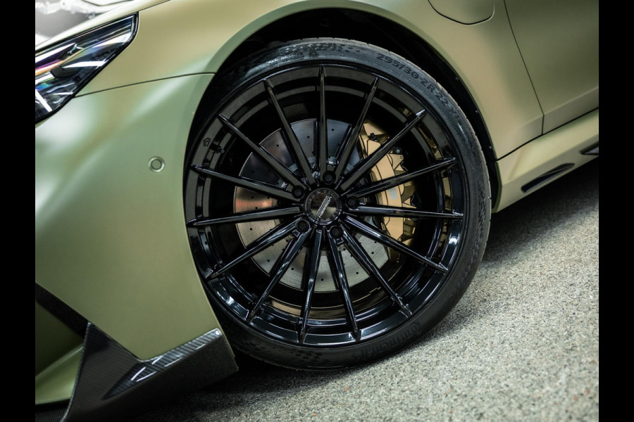 BMW 5 Serie Touring M5 Unieke kleur, Vossen 23/22 inch,Akrapovic, Carbon pack rondom