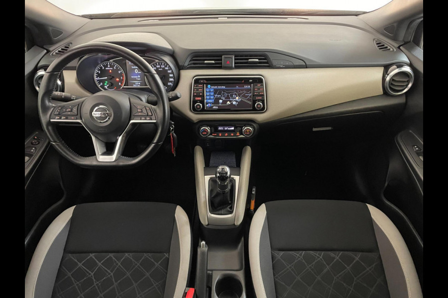 Nissan Micra 0.9 IG-T N-Connecta 90PK AIRCO CLIMA NAVI CRUISE CAMERA VELGEN PRIVACY GLAS 2E EIG ZEER NETTE AUTO