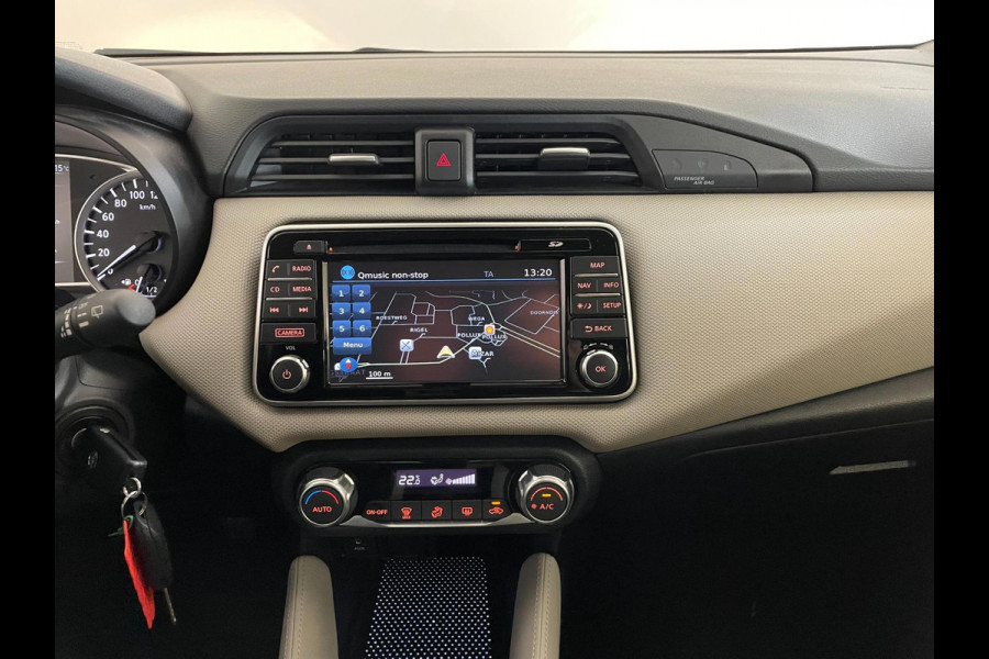 Nissan Micra 0.9 IG-T N-Connecta 90PK AIRCO CLIMA NAVI CRUISE CAMERA VELGEN PRIVACY GLAS 2E EIG ZEER NETTE AUTO