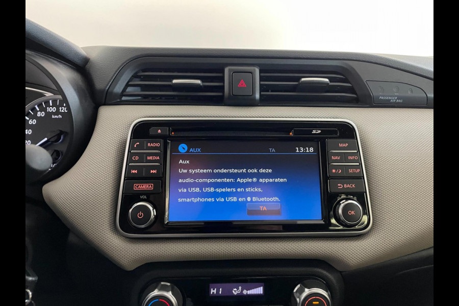 Nissan Micra 0.9 IG-T N-Connecta 90PK AIRCO CLIMA NAVI CRUISE CAMERA VELGEN PRIVACY GLAS 2E EIG ZEER NETTE AUTO