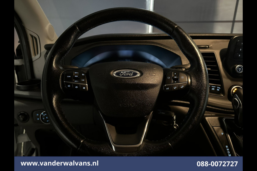 Ford Transit 2.0 TDCI 131pk Automaat L3H3 Euro6 Airco | Camera | Cruisecontrol | Verwarmde voorruit Parkeersensoren, Bijrijdersbank