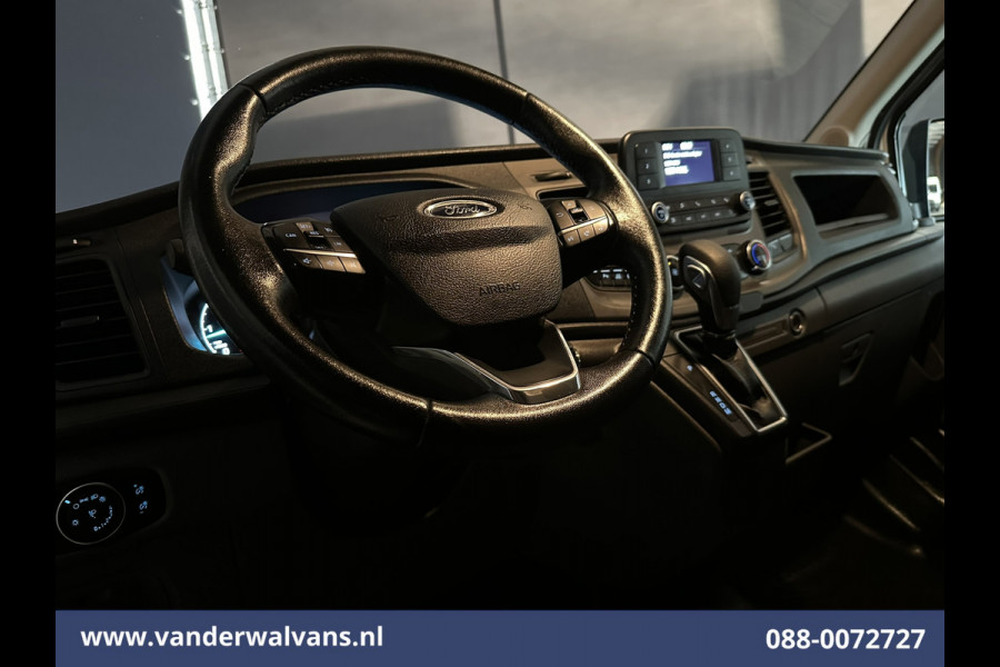 Ford Transit 2.0 TDCI 131pk Automaat L3H3 Euro6 Airco | Camera | Cruisecontrol | Verwarmde voorruit Parkeersensoren, Bijrijdersbank