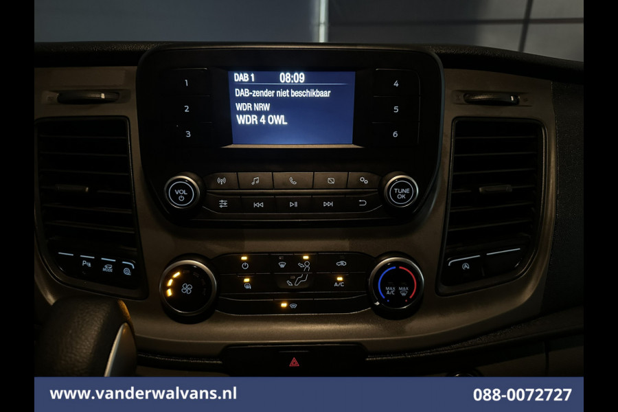 Ford Transit 2.0 TDCI 131pk Automaat L3H3 Euro6 Airco | Camera | Cruisecontrol | Verwarmde voorruit Parkeersensoren, Bijrijdersbank