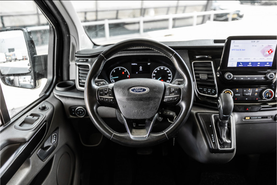 Ford Transit Custom 320 2.0 TDCI 170 PK L2H1 Limited DC | Dubbel cabine | Bi-Xenon | CarPlay | Navigatie | Stoelverwarming | Trekhaak | Euro 6 | Nieuwe APK