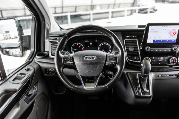 Ford Transit Custom 320 2.0 TDCI 170 PK L2H1 Limited DC | Dubbel cabine | Bi-Xenon | CarPlay | Navigatie | Stoelverwarming | Trekhaak | Euro 6 | Nieuwe APK