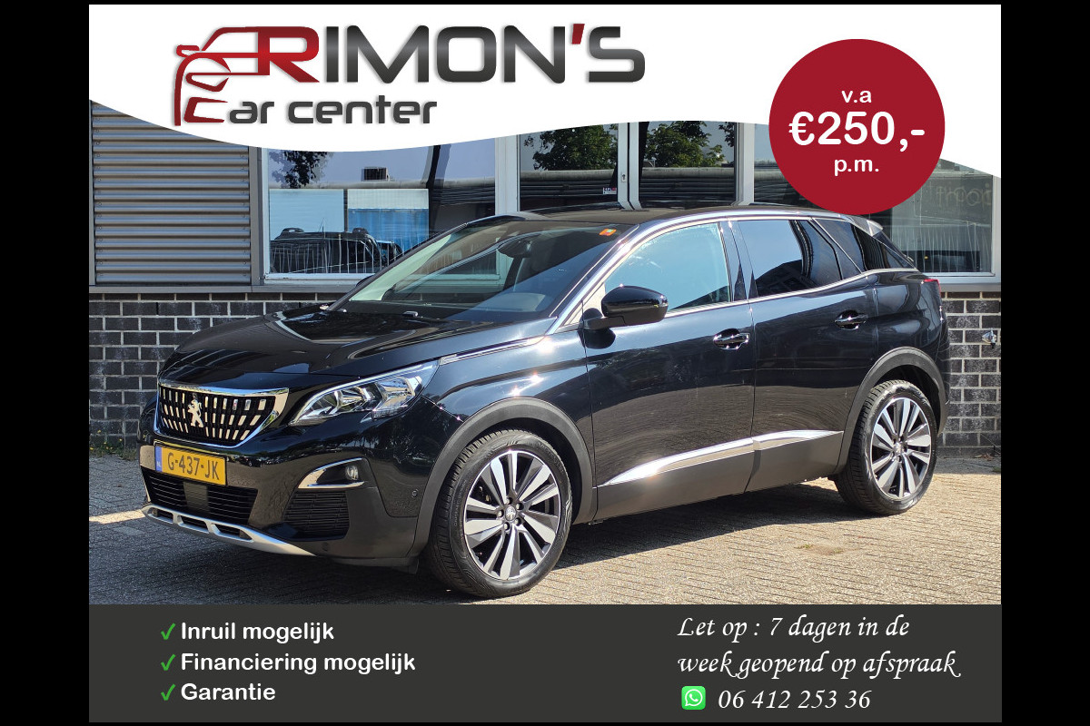 Peugeot 3008 1.2 Automaat Navi 360 Camera Memory Stoel Nap