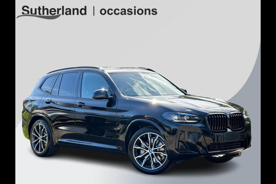 BMW X3 xDrive30e M Sport | Plug-in Hybride | incl. BMW Service Inclusive (5 jaar/100.000 km) | Afneembare Trekhaak | M pakket | Harman Kardon | Sportstoelen | Elektrische stoelen met geheugenfunctie | 360 graden camera | Stoelverwarming | Keyless | Elektrische achterklep | Adaptive Led | High-beam Headlights Control | Head Up Display | Adaptief demping systeem