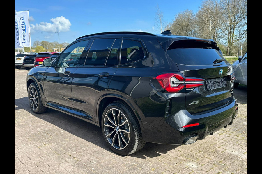 BMW X3 xDrive30e M Sport | Plug-in Hybride | incl. BMW Service Inclusive (5 jaar/100.000 km) | Afneembare Trekhaak | M pakket | Harman Kardon | Sportstoelen | Elektrische stoelen met geheugenfunctie | 360 graden camera | Stoelverwarming | Keyless | Elektrische achterklep | Adaptive Led | High-beam Headlights Control | Head Up Display | Adaptief demping systeem