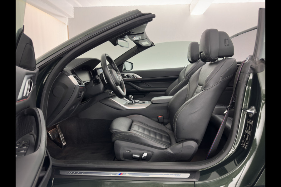 BMW 4 Serie Cabrio M440i xDrive High Executive (INCL-BTW) *HEAD-UP | LEATHER | LASER-LED | MEMORY-PACK | DIGI-COCKPIT | KEYLESS | HIFI-SOUND | SHIFTPADDLES | CAMERA | DAB | NAVI-FULLMAP | AMBIENT-LIGHT | TOWBAR | 19''ALU*