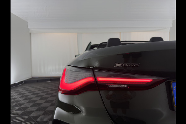 BMW 4 Serie Cabrio M440i xDrive High Executive (INCL-BTW) *HEAD-UP | LEATHER | LASER-LED | MEMORY-PACK | DIGI-COCKPIT | KEYLESS | HIFI-SOUND | SHIFTPADDLES | CAMERA | DAB | NAVI-FULLMAP | AMBIENT-LIGHT | TOWBAR | 19''ALU*